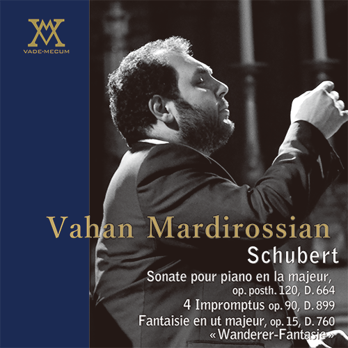 ヴァハン・マルディロシアン シューベルト ピアノソナタ第13番 D.664／即興曲集 D.899／「さすらい人」幻想曲 D.760 Vahan Mardirossian Schubert Sonate pour piano en la majeur, op. posth. 120, D. 664 / 4 Impromptus op. 90, D. 899 / Fantaisie en ut majeur, op. 15, D. 760